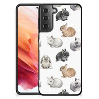 Dierenprint Telefoonhoesje voor Samsung Galaxy S21 Konijntjes