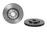 Remschijf COATED DISC LINE BREMBO, Remschijftype: Binnen geventileerd, u.a. für Seat, VW, Skoda