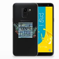 Samsung Galaxy J6 2018 Telefoonhoesje met Naam Boho Beach