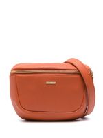 Emporio Armani sac banane en cuir à plaque logo - Orange