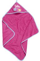 badcape flamingo junior 100 cm katoen roze maat L