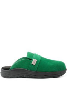 Suicoke chaussons en cuirs - Vert