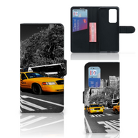 Huawei P40 Pro Flip Cover New York Taxi - thumbnail