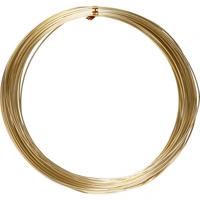 Creotime aluminiumdraad 16 m rond 1 mm goud