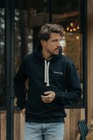 Colourful Rebel Basic Hoodie Zwart Heren - Basic Fit - 460g Katoen