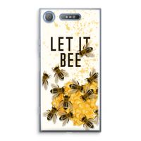 Let it bee: Sony Xperia XZ1 Transparant Hoesje