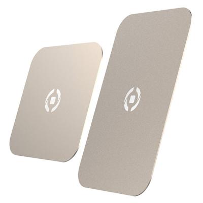 autohouderplaat Ghost Plate zelfklevend staal goud 2 stuks