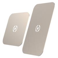 autohouderplaat Ghost Plate zelfklevend staal goud 2 stuks