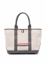 Thom Browne petit sac cabas - Tons neutres