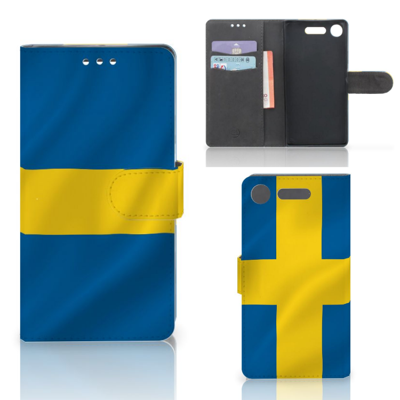 Sony Xperia XZ1 Bookstyle Case Zweden Sony Xperia XZ1 Bookstyle Case Zweden