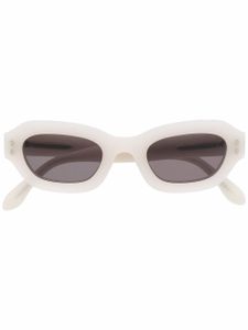 Isabel Marant Eyewear lunettes de soleil à monture ronde - Blanc