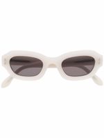 Isabel Marant Eyewear lunettes de soleil à monture ronde - Blanc