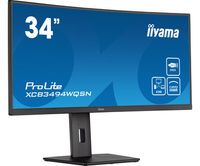 Iiyama ProLite XCB3494WQSN-B5 Business LED-monitor Energielabel G (A - G) 86.4 cm (34 inch) 3440 x 1440 Pixel 21:9 0.4 ms HDMI, DisplayPort, Hoofdtelefoon (3.5 - thumbnail