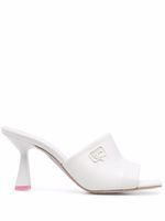 Chiara Ferragni mules à patch logo - Blanc - thumbnail