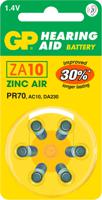 GP Knoopcel ZA10 1.4 V 6 stuk(s) 90 mAh Zink-lucht GPZA10F145C6