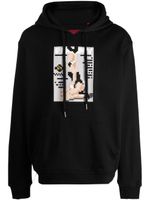 Mostly Heard Rarely Seen 8-Bit hoodie en coton à imprimé graphique - Noir