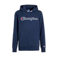Champion hoodie met logo en borduursels donkerblauw/rood/wit