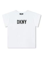 Dkny Kids logo-print jersey T-shirt - Blanc