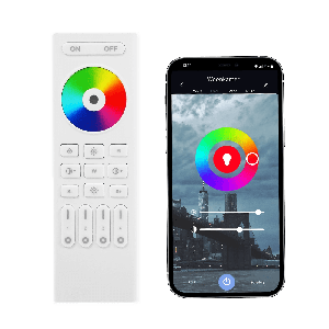 Touch rf 4-zone afstandsbediening RGBWW + wifi - compleet