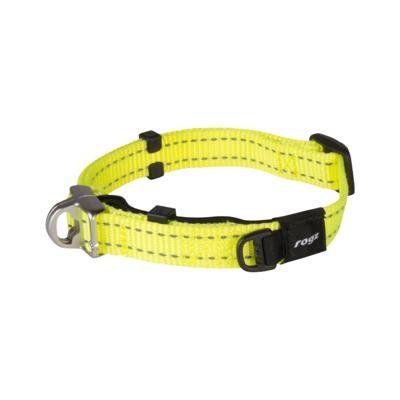 Rogz Safety Halsband Medium 16mm Fluogeel