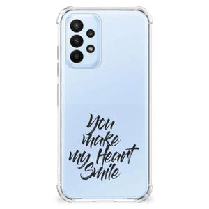 Samsung Galaxy A23 Telefoonhoesje met tekst Heart Smile