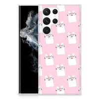 Samsung Galaxy S22 Ultra TPU Hoesje Sleeping Cats - thumbnail