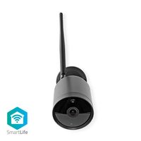 Nedis SmartLife Camera voor Buiten | Wi-Fi | Full HD 1080p | IP65 | 1 stuks - WIFICO40CBK WIFICO40CBK