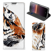 Bookcase Sony Xperia L4 Watercolor Tiger