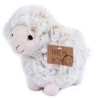 Take Me Home knuffelschaap junior 21 cm pluche wit