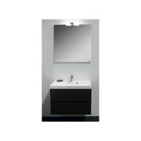 Badkamermeubel Roxanne 80 cm antraciet incl. spiegel