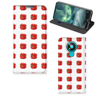 Nokia 3.4 Flip Style Cover Paprika Red - thumbnail