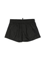 DSQUARED2 KIDS short de bain à logo imprimé - Noir