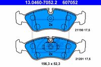 Remmenset, remschijf ATE, Remschijftype: Geventileerd: , Inbouwplaats: Vooras, u.a. für Opel, Daewoo - thumbnail