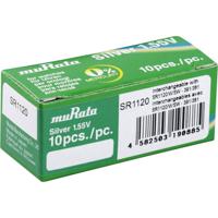 Murata Knoopcel 381 1.55 V 10 stuk(s) 60 mAh Zilveroxide SR1120-PBWW - thumbnail