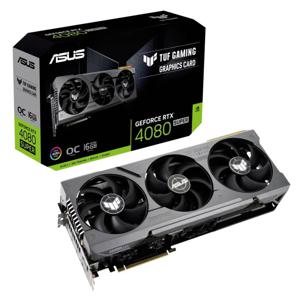 Asus Nvidia GeForce RTX 4080 Super Videokaart TUF Gaming OC 16 GB GDDR6X-RAM PCIe x16 DisplayPort, HDMI Overclocked