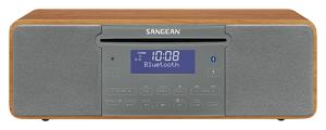 Sangean DDR-47BT draagbare stereo-installatie Digitaal 14 W DAB+, FM Grijs, Walnoot MP3 afspelen