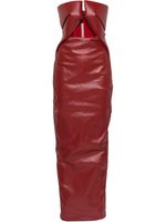 Rick Owens robe longue Lido Prong à découpes - Rouge