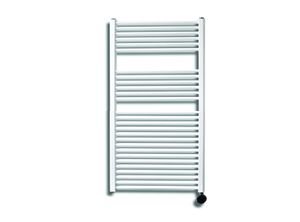 Sanicare elektrische design radiator 60x112cm wit met thermostaat rechts chroom