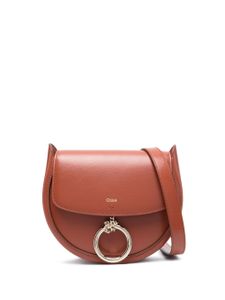 Chloé small Arlene leather crossbody bag - Marron