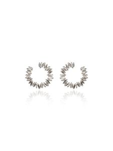 Suzanne Kalan boucles d'oreille en or 18ct ornées de diamants - WHITE GOLD