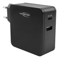 Ansmann Home Charger 254PD USB-oplader 65 W Thuis Aantal uitgangen: 2 x USB, USB-C bus - thumbnail