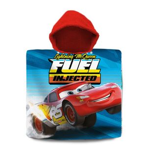 Disney Cars badcape/poncho Fuel Injected met rode capuchon voor kinderen   -