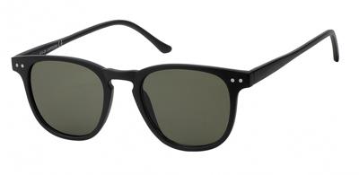 Kost zonnebril Wayfarer unisex groen/zwart (20 206)
