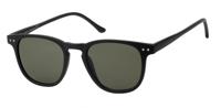 Kost zonnebril Wayfarer unisex groen/zwart (20 206)