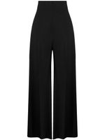 Rick Owens pantalon palazzo à taille haute - Noir - thumbnail