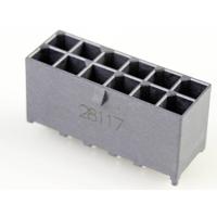 Molex 1720650212 Female header, inbouw (standaard) Totaal aantal polen: 12 Rastermaat: 5.70 mm Inhoud: 1 stuk(s) Tray