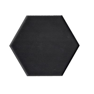 Terre D'Azur Hexagonale vloertegel mat zwart 15x17cm hexagon F17