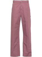 Carhartt WIP pantalon en coton à coupe droite - Violet