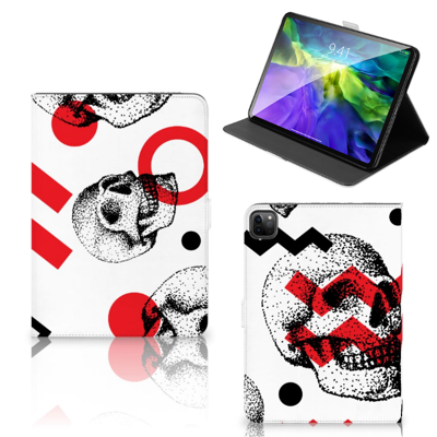 Tablettasje iPad Pro 11 2020/2021/2022 Skull Red Tablettasje iPad Pro 11 2020/2021/2022 Skull Red