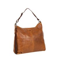 Justified Bags Justified Bags® Dyon - Shopper - Handtas - Schooltas - Leer - 36x12x32cm - Cognac